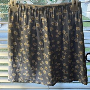 Blue Floral skirt